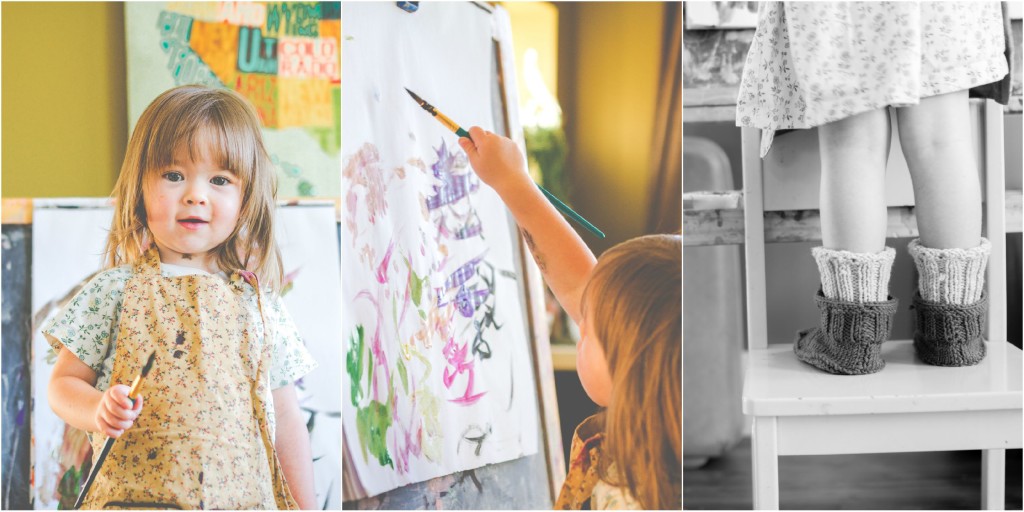 Lifestyle photographer | kids painting | traveling photographer living on a bus | bus conversion | capturing children | photography | peaceful learning | unschooling | preschooler | homeschool | learning through play | utah photographer