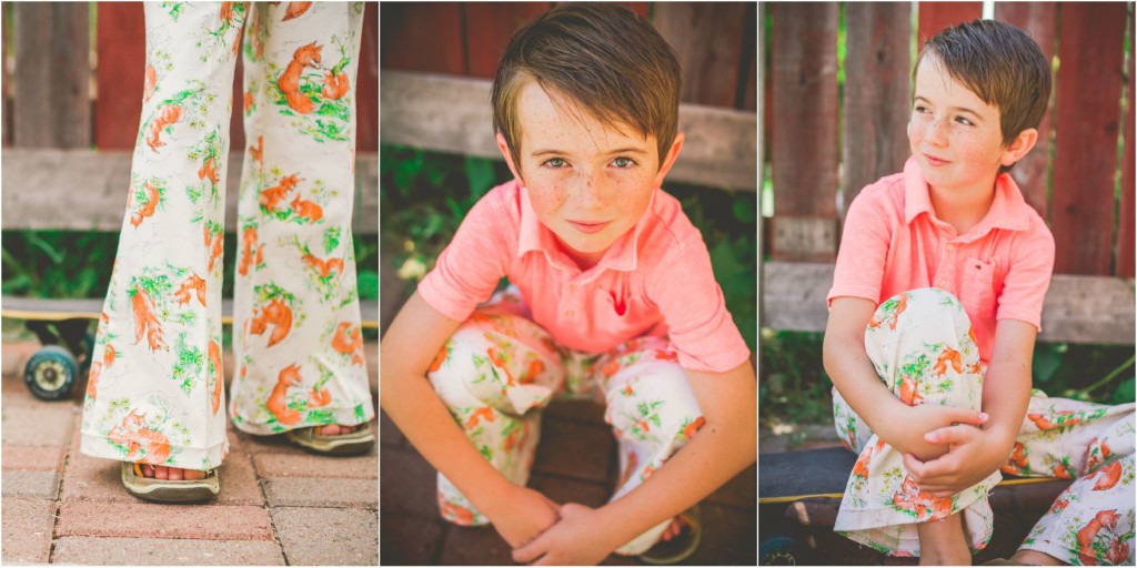 70's fashion | kid model | junior model | vintage bell bottoms | woodland critters | what does the fox say | traveling photographer | family photographer | lifestyle photography | living on a bus | vintage finds