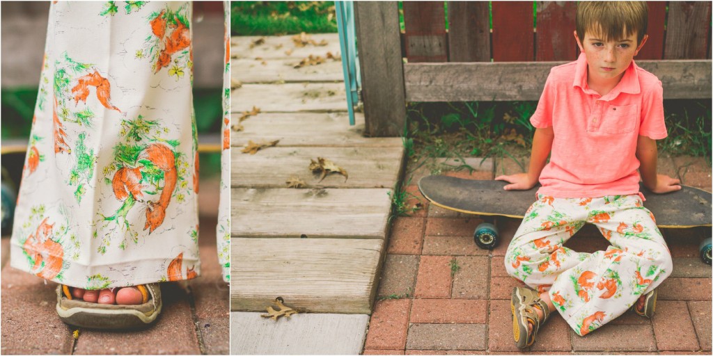 70's fashion | kid model | junior model | vintage bell bottoms | woodland critters | what does the fox say | traveling photographer | family photographer | lifestyle photography | living on a bus | vintage finds